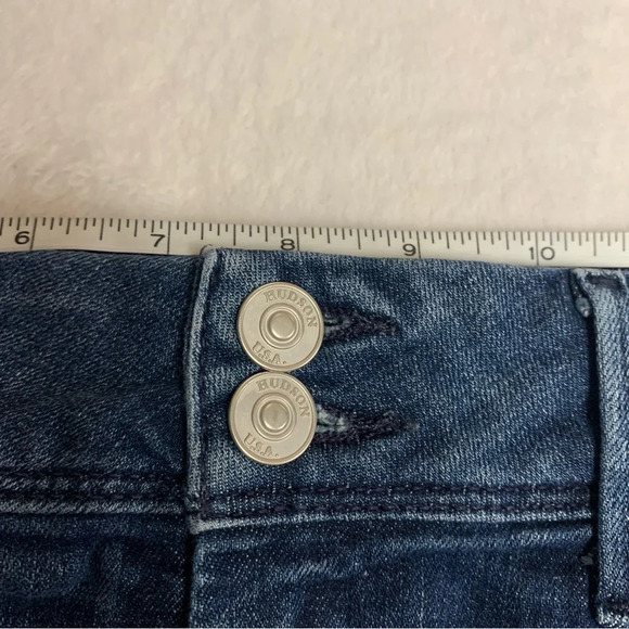 Hudson jeans size 27 Collin flap skinny ankle slightly dark wash - Picture 3 of 12
